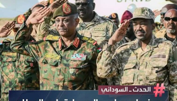 عضوا مجلس السيادة ياسر العطا و عبدالله يحيى